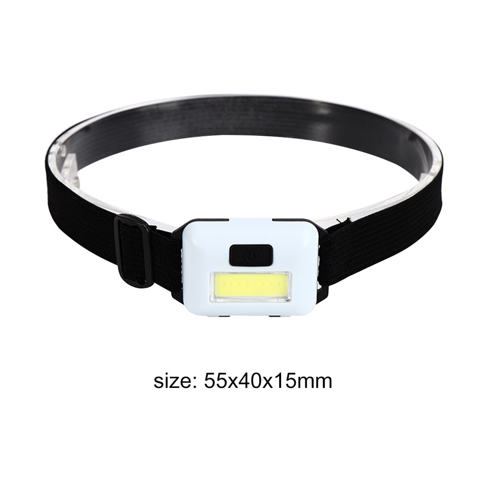 Mini LED Waterproof Headlamp Torch For Outdoor Camping Night Fishing