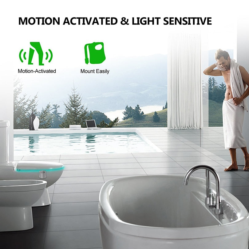 Smart Night Light With Motion Sensor For Bathroom & Washroom
