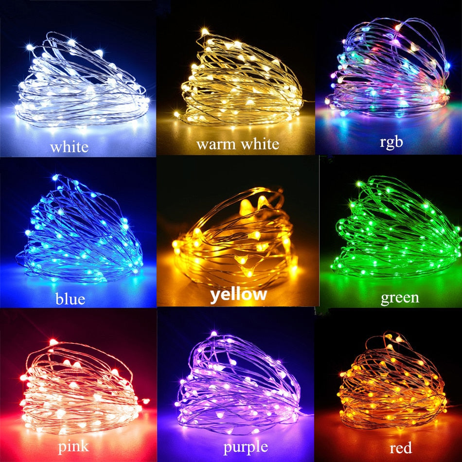 Waterproof Led Fairy Lights  For Holiday Outdoor Lamp