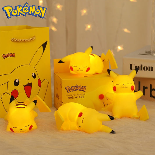 Pokemon Pikachu TAKARA TOMY Cute Anime Soft Night Light